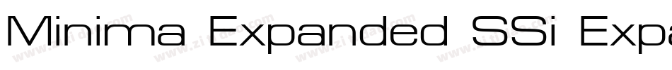Minima Expanded SSi Expanded Italic字体转换
